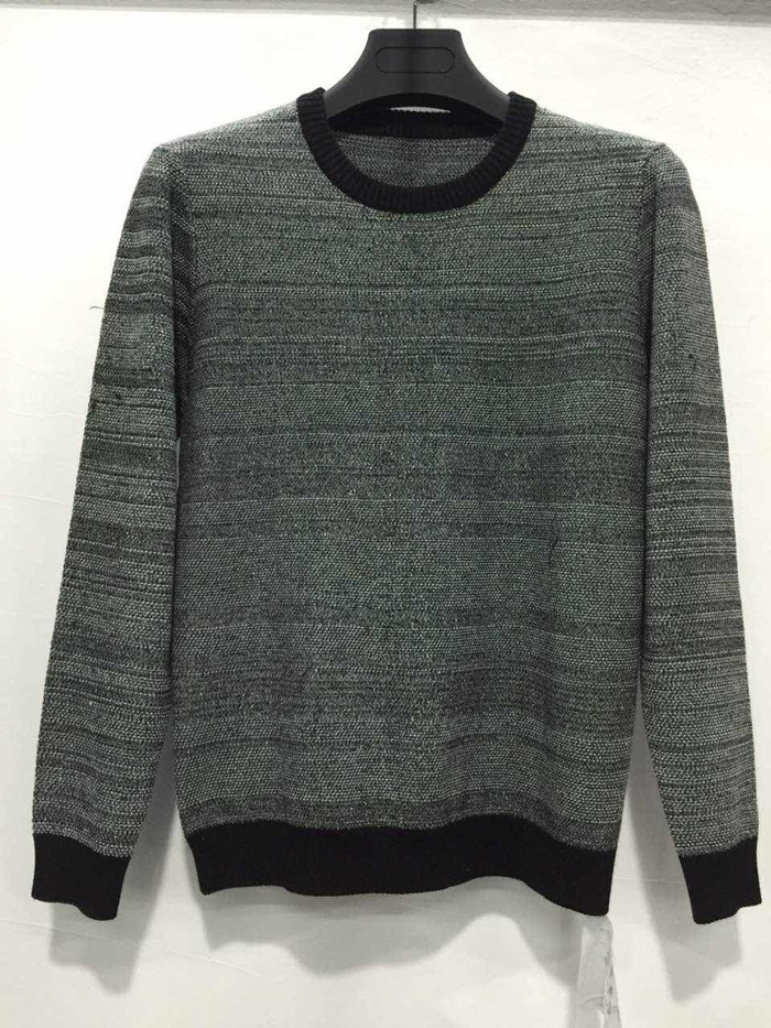 JM latest design blank grey crew neck man sweater manufacture