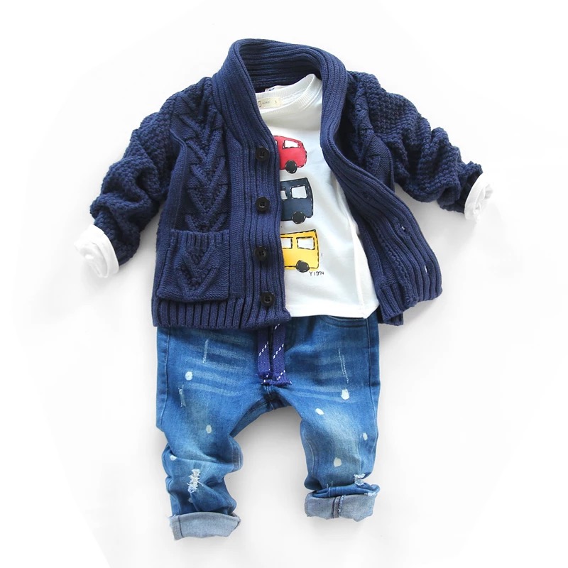 High quality cable fleece blend sweater cadigan fashion sweater design for kids