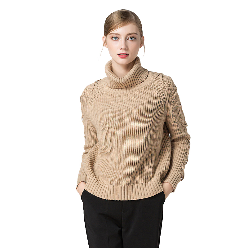 2018 New collection winter turtleneck warm sweater for women