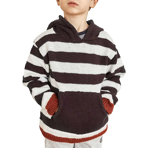 Custom Children's High-Contrast Intarsia Sweater